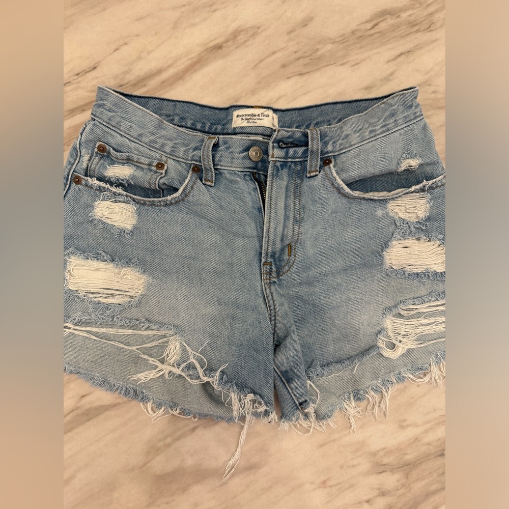 Abercrombie & Fitch The Boyfriend Short Mid-Rise Great-Condition - Picture 5 of 5